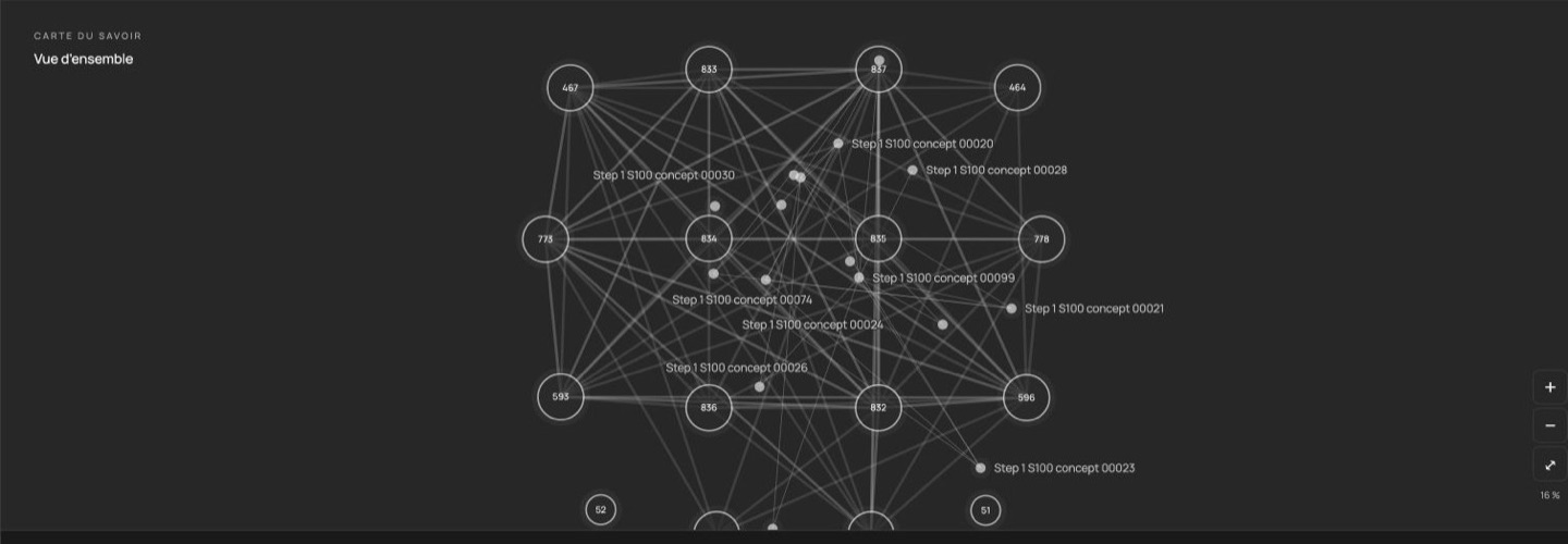 BrainMap sur 10 000 concepts synthétiques