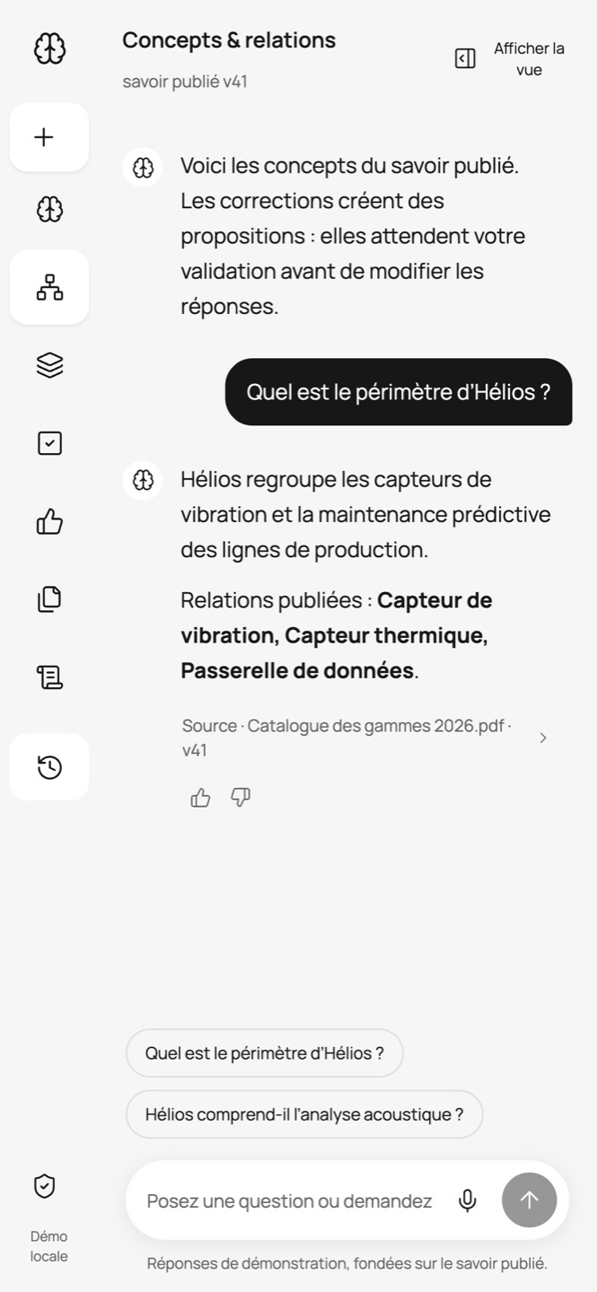 Réponse citée sur mobile